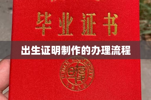 滁州出生证明制作的办理流程