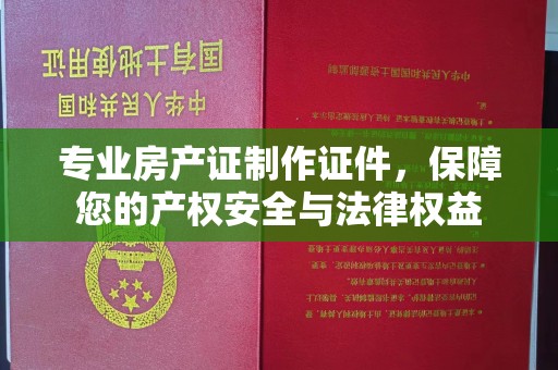 滁州专业房产证制作证件，保障您的产权安全与法律权益