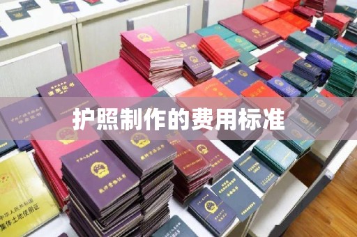 滁州护照制作的费用标准