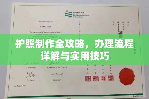 滁州护照制作全攻略，办理流程详解与实用技巧